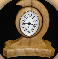 Handmade Wooden Clock by Joe Spaziano (RI)